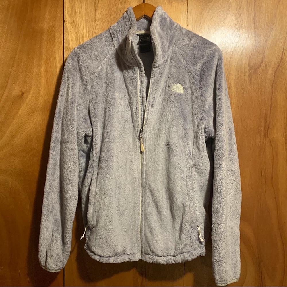 The North Face Faux Fur Fleece Grey Jacket